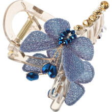 Haarspange mit Schmetterlingsmotiv, Haarschmuck, marineblau, Haarnadel, Haarband, Schulmädchen-Haarspange, kleine gemusterte Haarspangen, hohl
