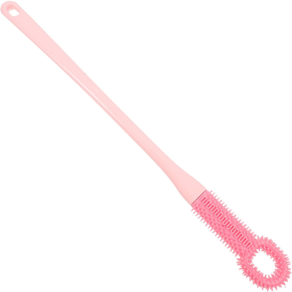 Hkhbjs Ergonomic Soft Silicone Foot Brush With Long Handle For Shower Toe Scrubber And Dead Skin Exfoliator Callus Remover