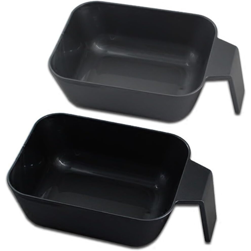 Hkhbjs Black Hair Dye Tinting Bowl With Handle Plastic Mixing Hair Coloring Bowl Professional Dyeing Tool For Salon And Home Use