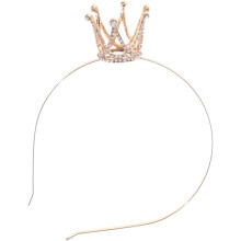 Acessório de cabelo de strass elegante da coroa das crianças única para eventos especiais das meninas
