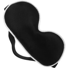 Antifaz opaco para recién nacidos, cubierta ocular de seda suave para dormir y protección solar.