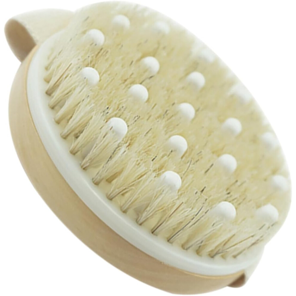 Hkhbjs Bath Brush Round Dry Body Brush For Shower Scrubber Unisex Bath Products Massage Function