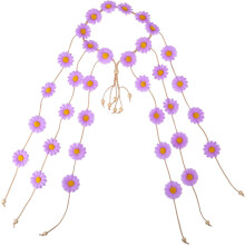 Daisy Tassel Hairband elegante guirlanda cabeça confortável acessório de cabelo para mulheres e senhoras