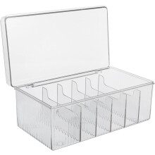 Wimpernaufbewahrungsbox aus Acryl mit Deckel, Wimpernhalter mit großem Fassungsvermögen für künstliche Wimpern
