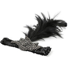 Κορδέλα μαλλιών Flapper για γυναίκες Vintage Party Hair Decor Κορδέλα μαλλιών Αξεσουάρ γάμου