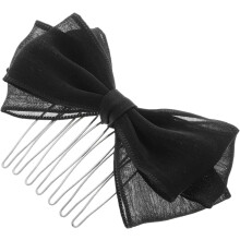 Hübscher Haarkamm mit Schleife – dekoratives Haaraccessoire für Mädchen und Teenager – eleganter Twist für feines, dünnes Haar