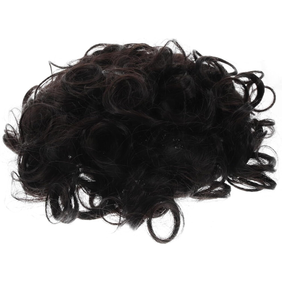 Hkhbjs Unisex Curly Bun Hairpiece Extension For Women Messy Ponytail Chignon Soft High Temperature Synthetic Easy To Use