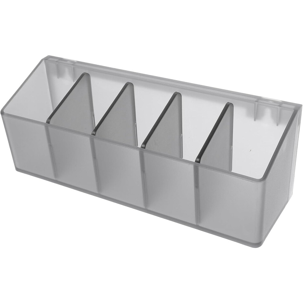 Hkhbjs Makeup Vanity Drawer With Or Acrylic For Bathroom 5 Compartments Organizer Portable Divided Cosmetic Storage Box