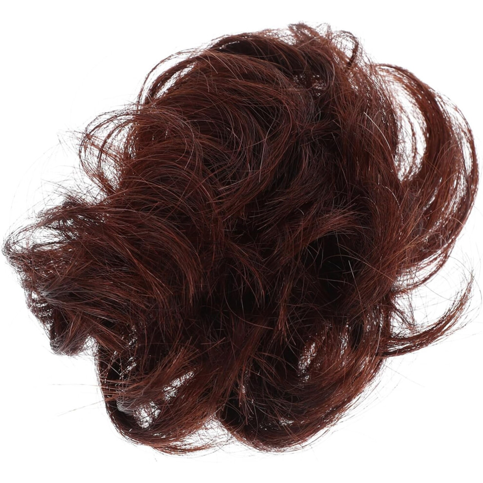 Hkhbjs Wavy Hair Bun Extension Messy Bun Hair Piece Suitable For Everyday And Party Use