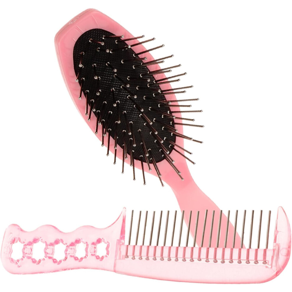 Hkhbjs Unisex Hair Comb Detangling Brush For Thick Curly Hair Wig Care Tools Paddle Brush And Wide Tooth Comb For Women