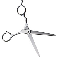 Tijeras de peluquería para cortar el cabello, tijeras de peluquería, acero inoxidable plateado, resistentes a la corrosión, diseño aerodinámico.