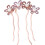 Estilo de cabelo pente flor pérola casamento cabelo acessórios elegantes 1
