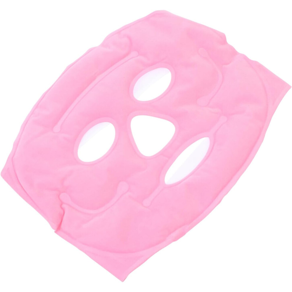 Hkhbjs Pink Facial Mask Ice Women Hydrating Facial Cooling Mask Hot Cold Spa Beauty Care