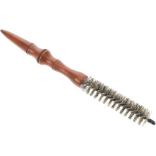 Holz-Rollenkamm für professionelles Styling, große, hitzebeständige Rundhaarbürste zum Föhnen und Locken von kurzem Haar