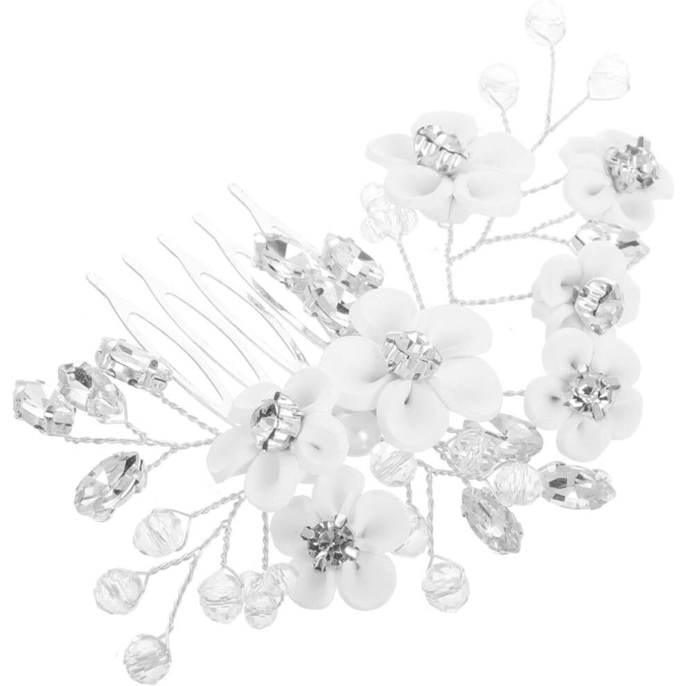 Hkhbjs Bridal Hair Accessory Rhinestone Side Comb For Women Elegant Wedding Hair Clip For Special Events And Ceremonies