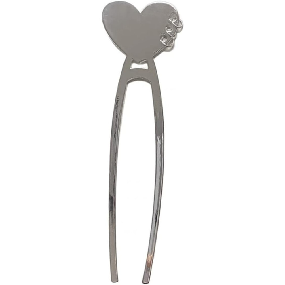 Hkhbjs Heart Hair Fork Metal Love Hairpin Women Hair Sticks Holder For School