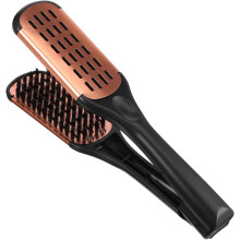 Geformter Haarglättungskamm, doppelseitige Borstenbürste für Damen, tragbares Salon-Haarstyling-Werkzeug