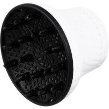 Hair Dryer Diffuser Attachment White Plastic Hair Blower Protective Cover Styling Suitable for Travel and Salon Use