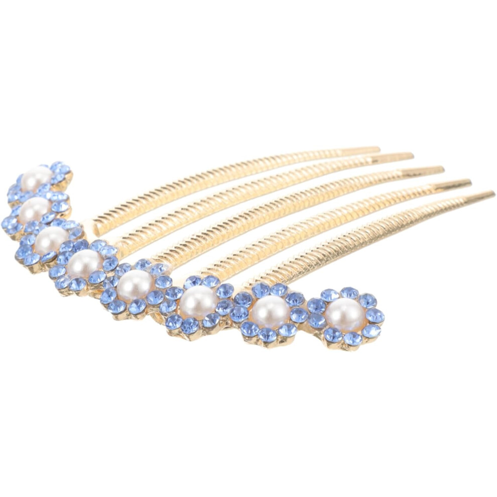 Photos - Comb HKHBJS Diamond Hair  Rhinestone Side  for Women Rhinestone Clips for Hair Styling for Wedding 