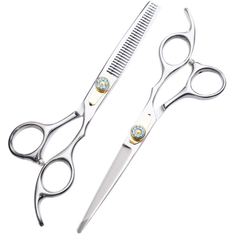 Hkhbjs Stainless Steel Hair Scissors For Haircut Scissor Salon Use Professional Hairdressing Scissor Comfortable Grip For Home Shop