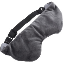 Mască de dormit încălzitoare din bumbac, cu bandaj pentru ochi, cu curea elastică reglabilă, plasture ponderat pentru ochi
