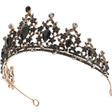 Vintage-Krone, Tiara, Brautschmuck aus Legierung, Retro-Stil, Hochzeitsstirnband für Damen, Geburtstagsfeier-Tiara
