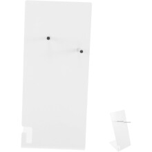 Acryl displaystandaard voor föhn, organizer voor haaraccessoires, geschikt voor föhnrek of badkamermeubel