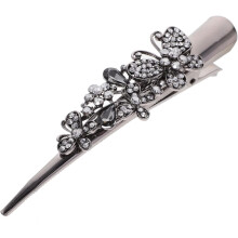 Vintage-Haarnadel mit Schleife für Damen, elegante Haarspangen mit Strasssteinen, große Haaraccessoires für Partys, Cosplay, stilvolle Haarnadel