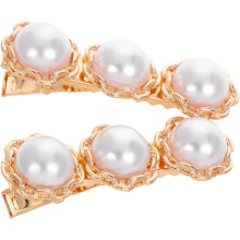 Perlenhaarspange für Damen, elegante Haarspange, modisches Accessoire für Damen