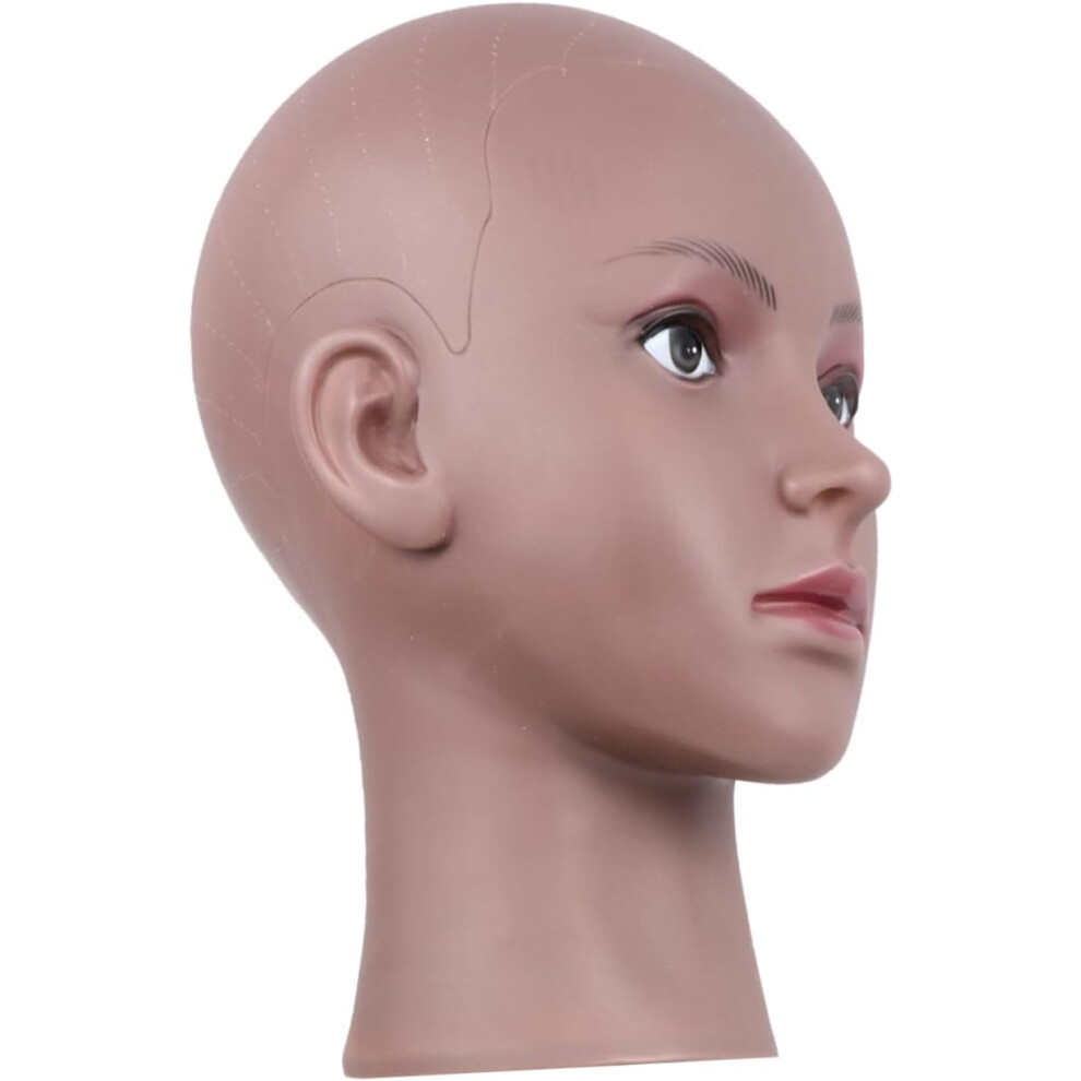 Hkhbjs Head Mold Dummy Head For Wig Display For Hair Salon Home Use Featuring And Sturdy Desktop Base