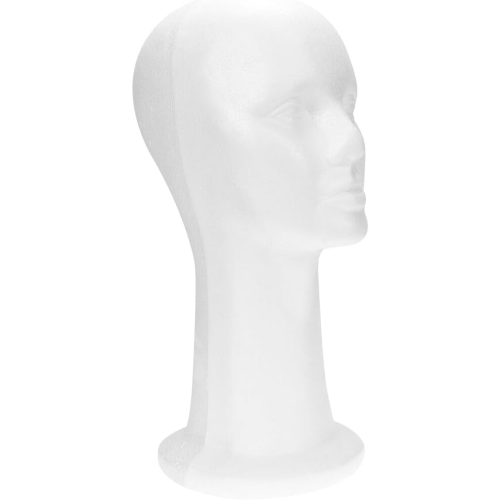 Hkhbjs Foam Mannequin Head For Wig Display Rack White Multifunctional Head Model For Hair Styling Training And Shop Store Display