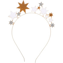 Strass Stjärna Pannband Legering Glitter Fest Hårspänne Flickor Hoops Dam Mode Accessoar