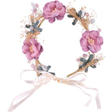 Künstliches Blumenhaarband für Hochzeiten und Partys – Stilvolles Haaraccessoire für Damen