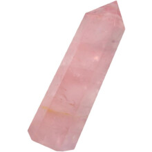 Ornements en cristal rose, piliers en cristal naturel, objets artisanaux, prismes hexagonaux, articles de décoration Feng Shui