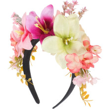 Valentinstag-Haarreif mit Blumen für Damen und Erwachsene, Party-Haarschmuck
