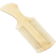 Natürlicher Schafhorn-Haarkamm für Damen und Herren, feinzinkiger 12,5-mm-Taschen-Entwirrungskamm