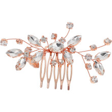 Elegant Rhinestone Bridal Side Comb Hair Accessory for Weddings Prom and Special Events Comfortable Fit