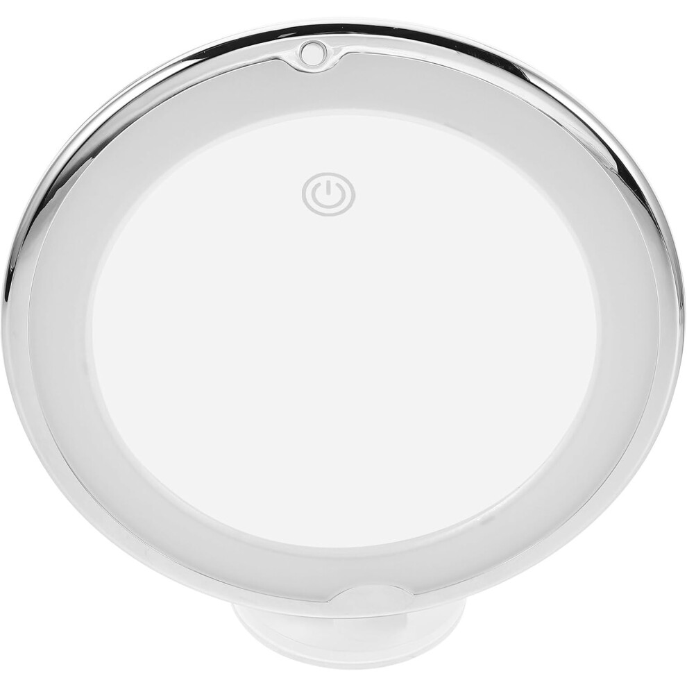 Hkhbjs Led Makeup Mirror Magnification Touch Screen Suction Cup Mirror For Bathroom For Travel