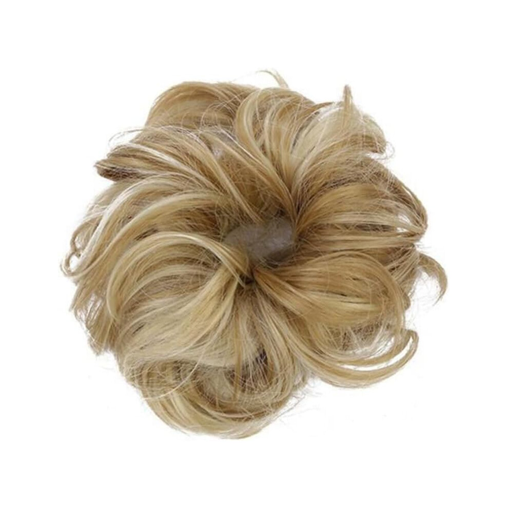 Hkhbjs Hair Bun Extension Scrunchies Curly Hairpiece With Elastic Band For Womens Photoshoot And Casual Wear