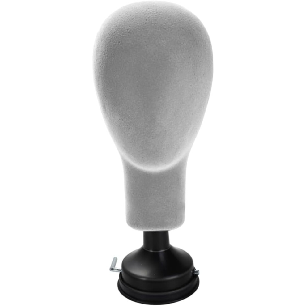 Hkhbjs Male Foams Mannequin Head Stand For Wig And Hat Display, Smooth To Touch Flocked Foam Material