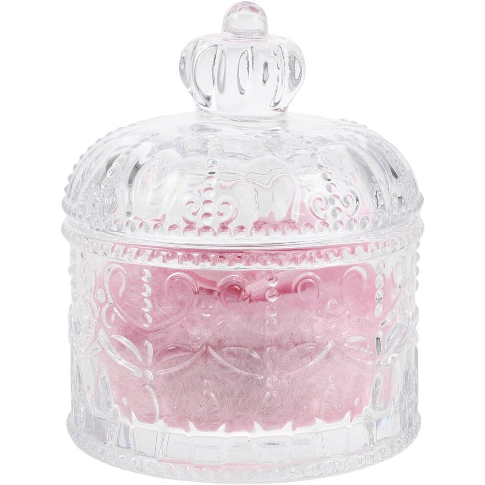 Hkhbjs Pink Powder Puff And Container Set 3.34" Soft Sponge Puff For Face And Body Powder Reusable Makeup Applicator Suitable