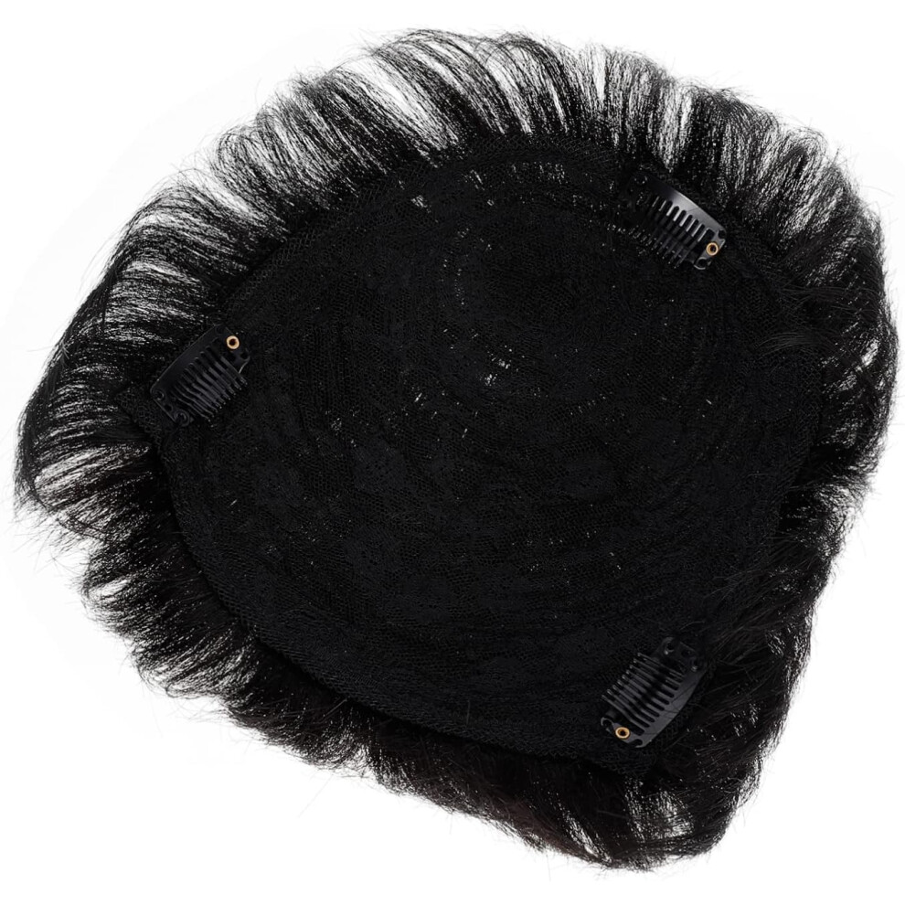 Hkhbjs Black Human Hair Wig Stylish Hair Extensions For Balding Reissue Tablets For Men