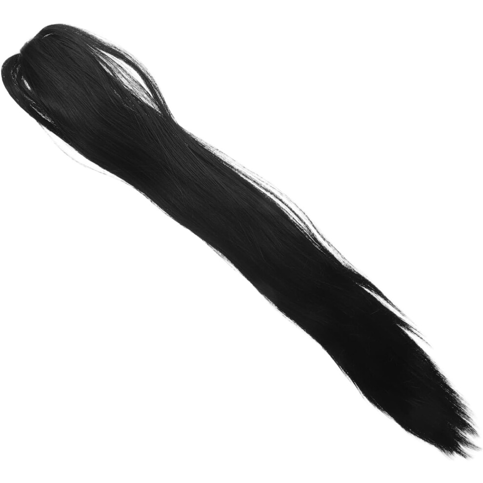 Hkhbjs Unisex Straight Ponytail Wig Hair Extension For Women Long Human Hair Ponytail Clip Women
