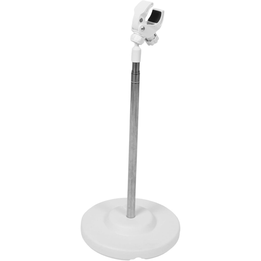 Hkhbjs Pet Hair Dryer Stand 110Cm Adjustable Dog Grooming Blow Dryer Holder With Stable Base White For Grooming Salon And Home Use