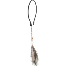 Haarreif mit böhmischer Pfauenfeder für Damen, Haarband mit Quasten und Feder, Kopfbedeckung für Karneval und Partys