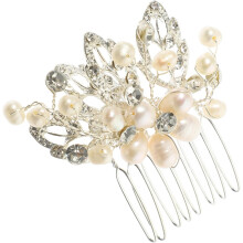 Rhinestone Hair Comb Elegant Bridal Hair Accessory for Weddings Unique Side Comb