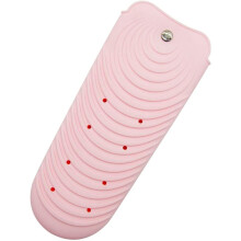 Hair Straightener Silicone Pad Heat Resistant Bag for Flat Iron and Curling Iron Protect Your Hair Tools during Travel