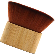 Nackenbürste mit weichem Bambusgriff, Nackenhaarbürste für Friseursalons