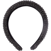 Strass-Haarreif für Damen, funkelndes, gepolstertes Haaraccessoire, luxuriöser Strass-Haarschmuck für Partys und Silvesterfrisuren