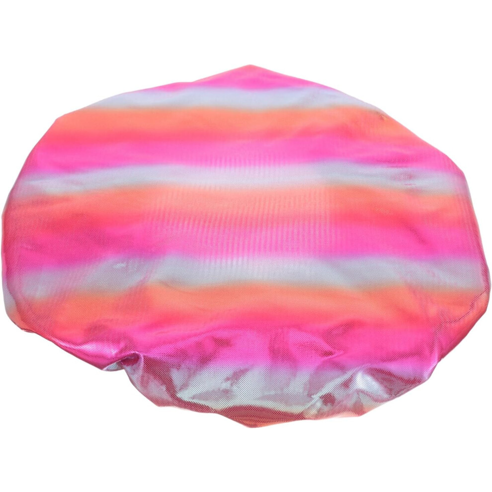 Hkhbjs Multi-Use Shower Cap For Women Double Elastic Bath Cap For Long Hair Comfortable Peva Material For Makeup Spa And Sleeping